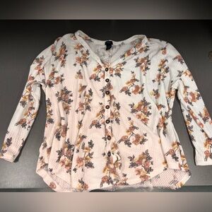 Floral long sleeve